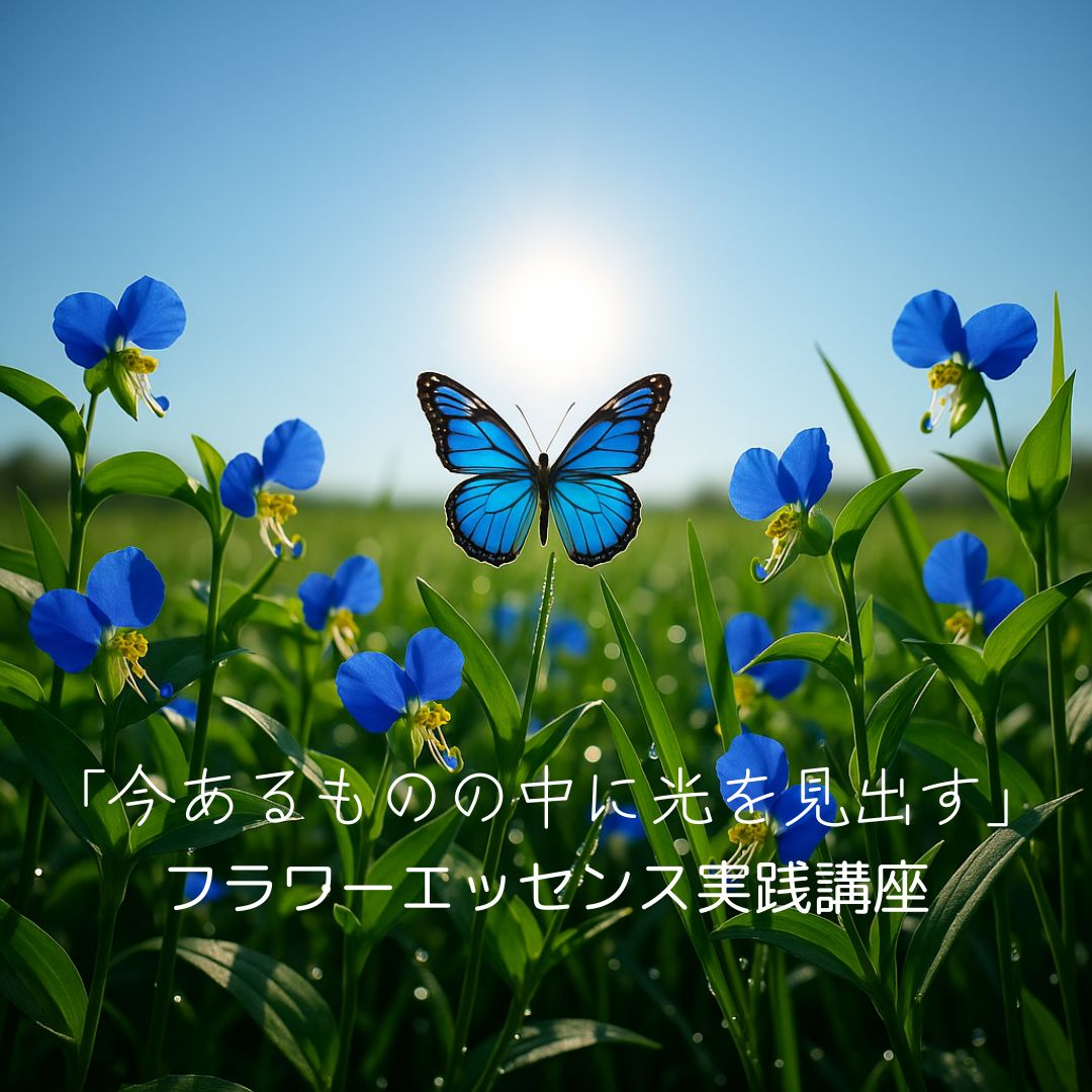 フラワーエッセンス実践講座「今あるものの中に光を見出す」