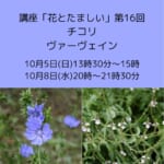 講座「花とたましい – Bachの38のエッセンスを深掘り」